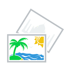 Image showing Two Travel Photograph Icon