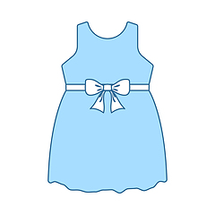 Image showing Baby Girl Dress Icon