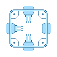 Image showing Electrical Junction Box Icon