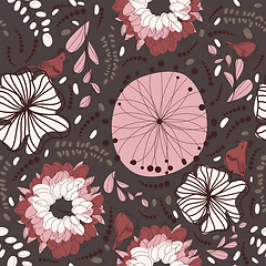 Image showing Seamless Floral Pattern