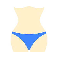 Image showing Icon Of Slim Waist