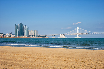 Image showing Gwangalli Beach in Busan, South Korea