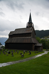 Image showing Kaupanger Stave Church, Sogn og Fjordane, Norway