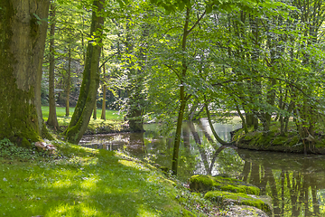 Image showing idyllic park scenery