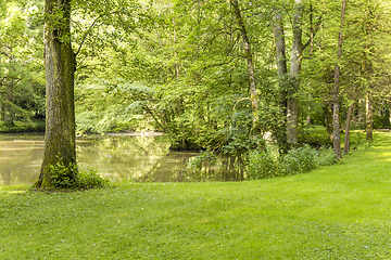 Image showing idyllic park scenery