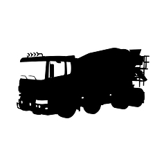 Image showing Truck Silhouette