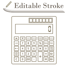 Image showing Statistical Calculator Icon