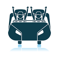 Image showing Roller Coaster Cart Icon