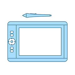 Image showing Graphic Tablet Icon