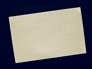 Image showing Vintage looking Blank paper tag label