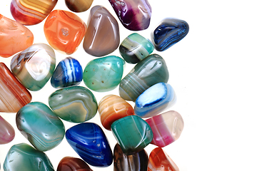 Image showing color agate collection