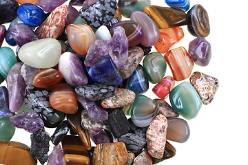 Image showing color natural mineral gems