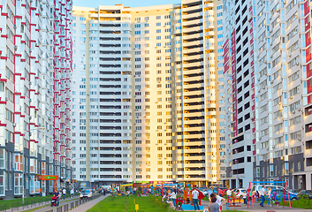 Image showing Modern apartment building Kiev, Ukraine