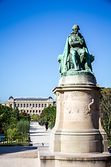 Image showing Lamarck statue in the Jardin des plantes Park, Paris, France