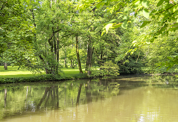 Image showing idyllic park scenery