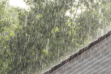 Image showing downpour scenery