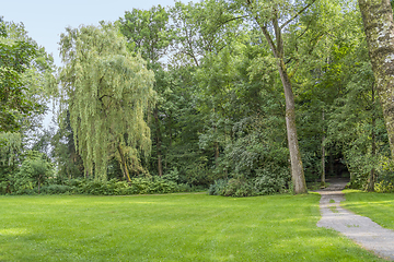 Image showing idyllic park scenery