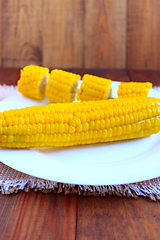 Image showing dish with boiled corns