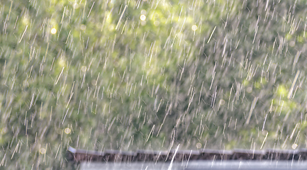 Image showing downpour scenery