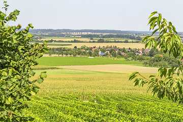 Image showing rural aerial scenery in Hohenlohe