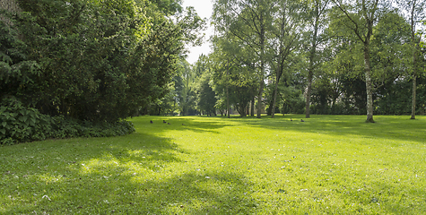 Image showing idyllic park scenery