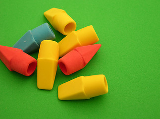 Image showing Eraser heads