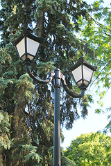 Image showing Lanterns in city park