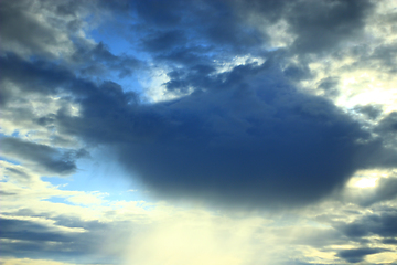 Image showing big dark cloud 