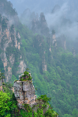 Image showing Zhangjiajie mountains, China