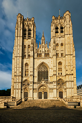 Image showing Cathedral of St. Michael and St. Gudula in Brussels, Belgium