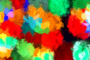 Image showing Abstract background with bright colorful spots