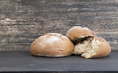 Image showing black bread