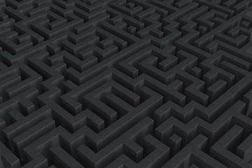 Image showing Abstract labyrinth background