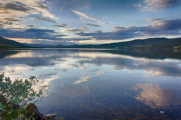 Image showing Romantic lake landscape in europe