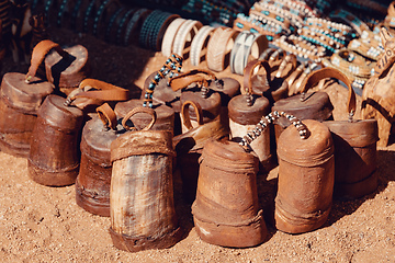 Image showing traditional souvenirs from himba peoples, Africa