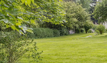 Image showing idyllic park scenery