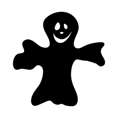 Image showing Halloween Cartoon Ghost