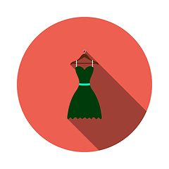 Image showing Elegant Dress On Shoulders Icon