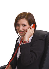 Image showing Businesswoman on the phone