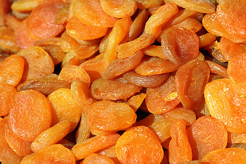 Image showing Dried apricot background