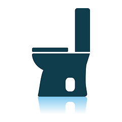 Image showing Toilet Bowl Icon