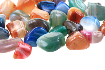 Image showing color agate collection