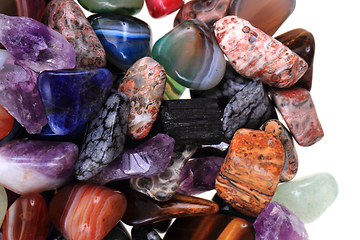 Image showing color natural mineral gems
