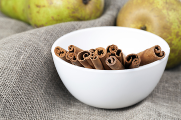 Image showing whole cinnamon sticks