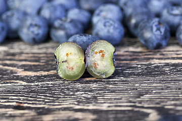 Image showing fresh sweet blueberries