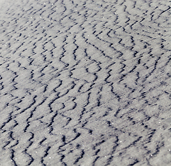 Image showing wavy snowy surface