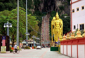 Image showing Batu Caves entrance