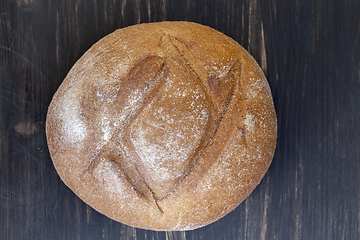 Image showing fresh round loaf