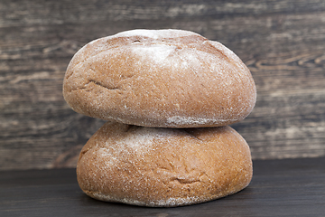 Image showing fresh round rye bread