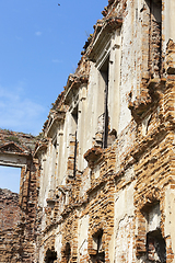 Image showing ruins made of red brick